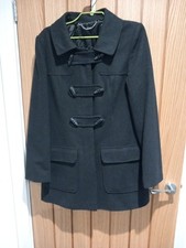 Laura Ashley Black Duffle Coat